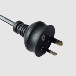 Supply OEM/ODM China 3pin Flat Plug to 3pin Flat Jack Power Cord Australian Type