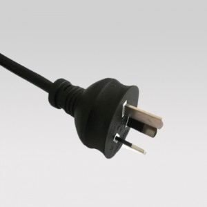 18 Years Factory China Free Sample 3 Pin PVC Insulated SAA AC Power Cord