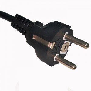 China wholesale China Euro Schuko Plug 3 Round Pin to IEC320 C13 AC Power Cord 1.8m