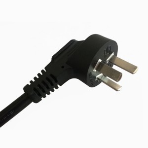 China Plug Power Cord 10A AC Power Cord 2 Pin Cable Power Cord with Plug