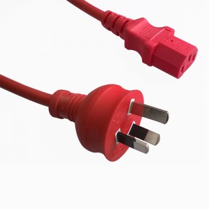 Hot Selling for China Free Sample IEC C14 Australian Plug Power Cord for Vaccuum Cleaner