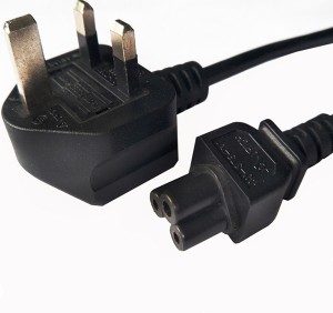 Online Exporter China Fitted with Replaceable Fuse Fully Moulded 2-Pin 3-Pin Standard UK Computer Power Cord