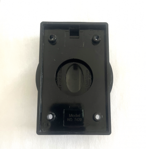 Waterproof plastic cover for temporary power box