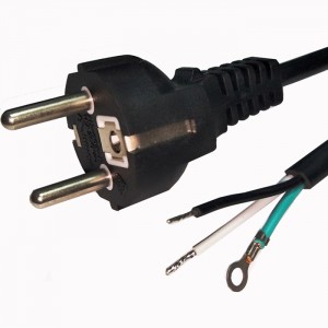 Free sample for European 3 Core Plug 16A 250V Power Cord with Earth Contact Reach