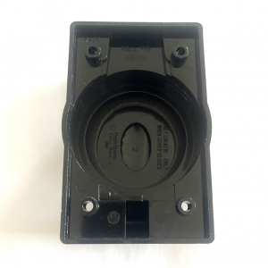 Customized plastic cover for socket on power box