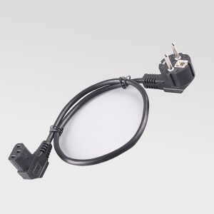 Factory Directly supply VDE Approval European Standard AC Power Cord with Connector