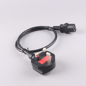 Bottom price China UK Power Extension Cord BS Power Cord with Fuse