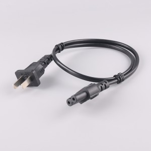 Wholesale China 18 AWG Cable Supply Plug Cable European Standard AC C13 220V 3 Round Pin Computer Power Cord