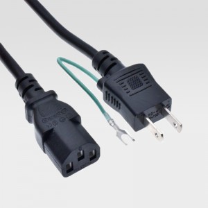 Factory directly China Wholesale 3 Pin Power Plug C13 to C14 AC Power Cord