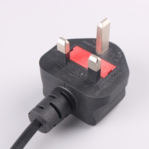 Wholesale Discount China UK Plug IEC 60320 C13 PC Computer AC Monitor Power Cord in Custom Length Color