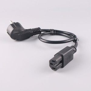 Factory Directly supply VDE Approval European Standard AC Power Cord with Connector