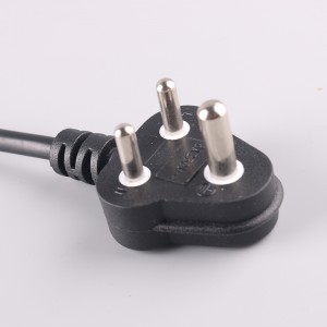 High Quality China 3 Pin Big South Africa Power Plug Universal AC Power Travel Charger Plug to IEC C13 Power Cord