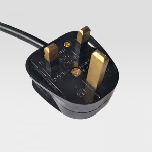 High reputation China 250V UK Power Cord/ Bsi Power Cord UK Power Cord with Socket UK Plug with 8 Socket 2 Pin